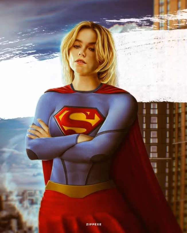 "Supergirl: Woman of Tomorrow" là dự án thứ hai của Vũ trụ DC mới, ra mắt ngay sau "Superman". Ảnh: @zippexe