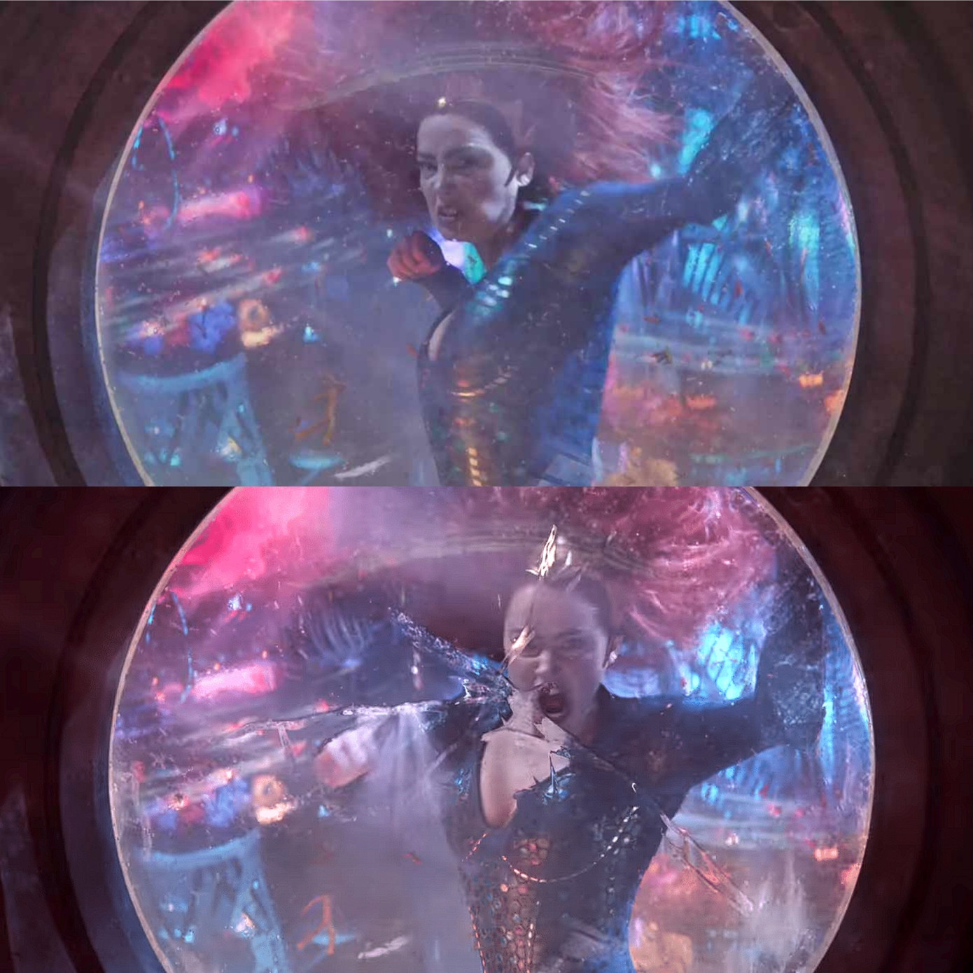 Mera xuất hiện chớp nhoáng trong trailer.