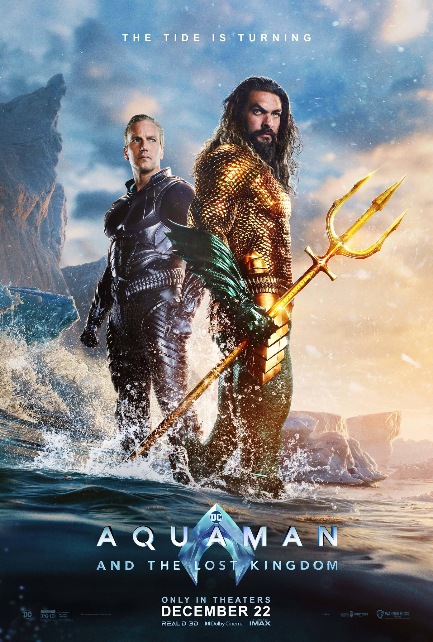 Poster chính thức của "Aquaman and The Lost Kingdom". Poster chính thức của "Aquaman and The Lost Kingdom".