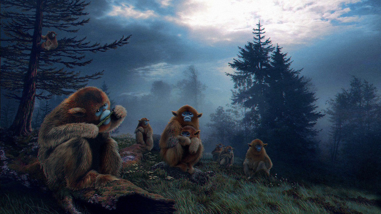 Một số cảnh thiên nhiên kỳ vĩ trong concept art của phim. Ảnh: Isaiah Saxon Một số cảnh thiên nhiên kỳ vĩ trong concept art của phim. Ảnh: Isaiah Saxon