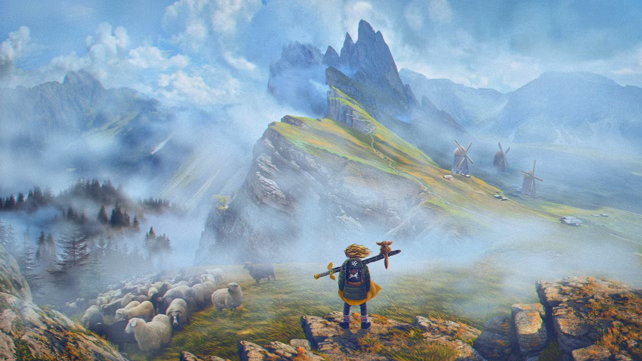Một số cảnh thiên nhiên kỳ vĩ trong concept art của phim. Ảnh: Isaiah Saxon