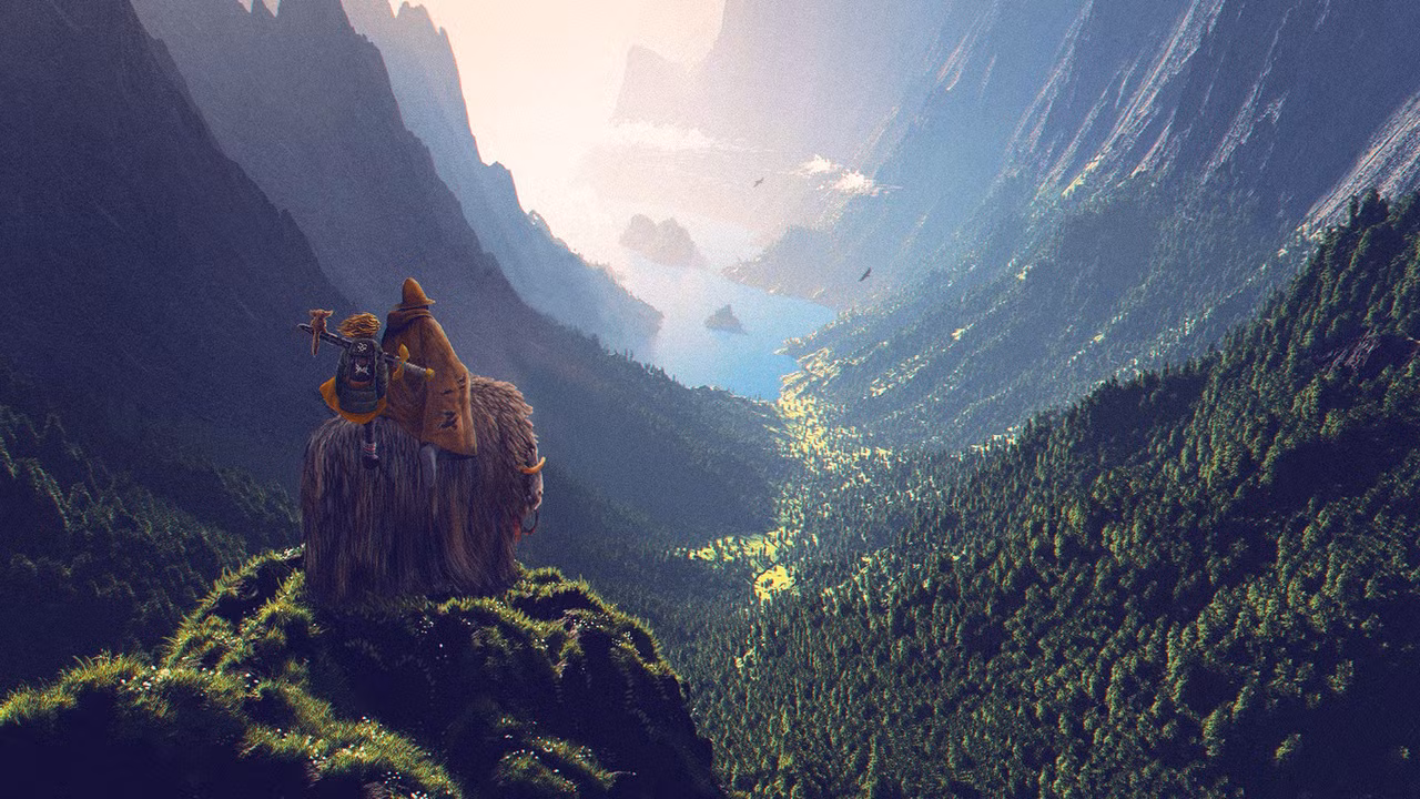 Một số cảnh thiên nhiên kỳ vĩ trong concept art của phim. Ảnh: Isaiah Saxon