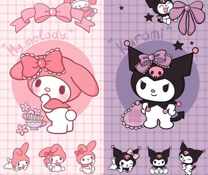 Đôi bạn Melody và Kuromi từng góp phần tạo cơn sốt thời trang ở Nhật Bản. Đôi bạn Melody và Kuromi từng góp phần tạo cơn sốt thời trang ở Nhật Bản.