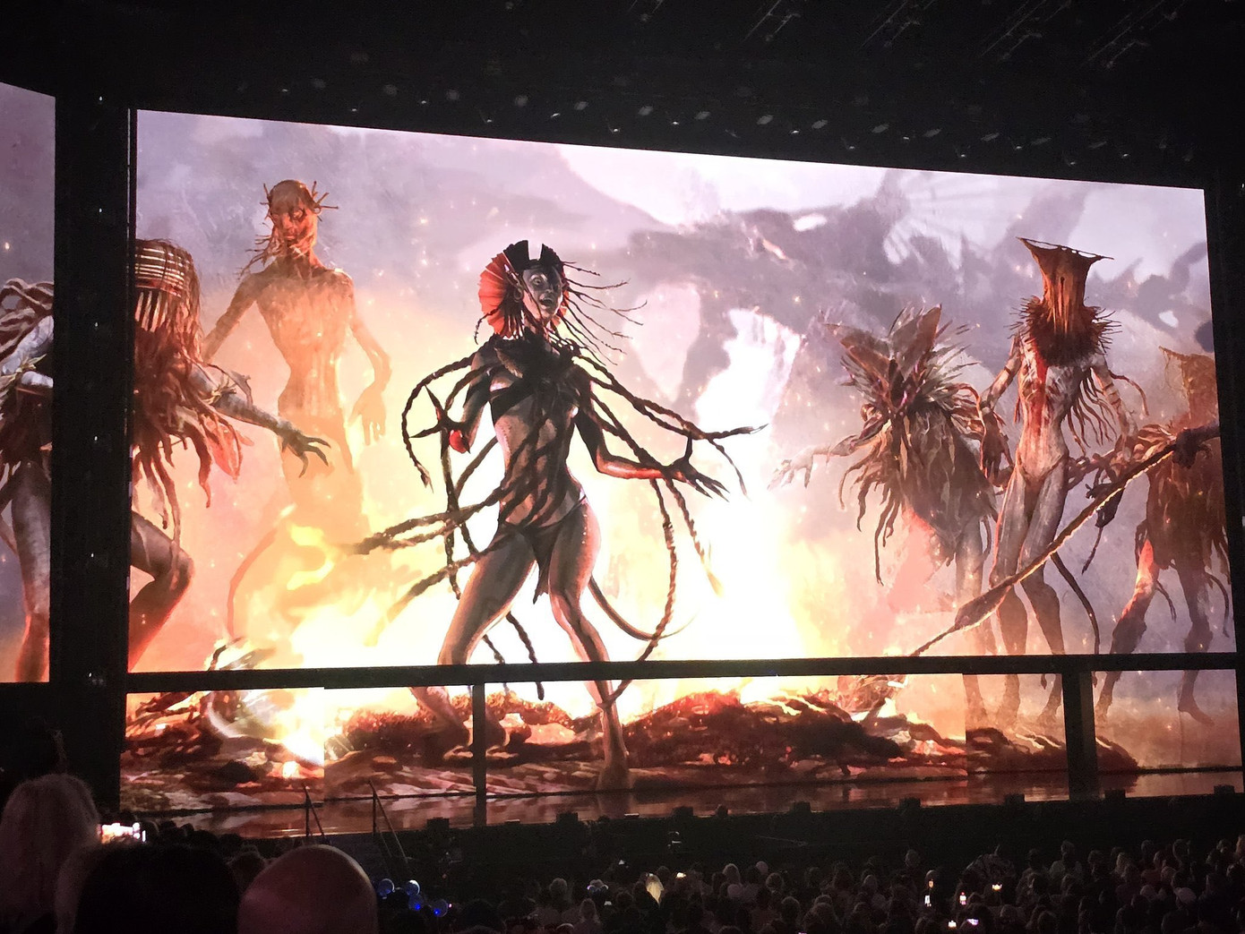 Tạo hình rõ hơn của tộc Ash được công bố tại sự kiện D23 tổ chức ở California hồi tháng 8. Ảnh: Discussing Film. Tạo hình rõ hơn của tộc Ash được công bố tại sự kiện D23 tổ chức ở California hồi tháng 8. Ảnh: Discussing Film.