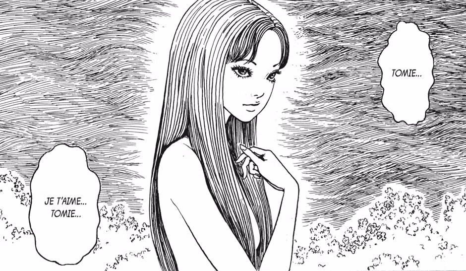 Tomie là một trong những biểu tượng nhan sắc bất hữu của dòng manga kinh dị.