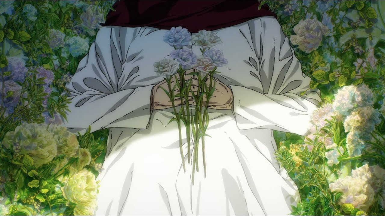 song Mikasa vẫn giữ chiếc khăn và tình yêu dành cho cậu đến cuối đời.