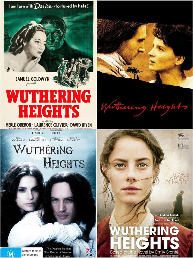 Wuthering Heights là tác phẩm văn học kinh điển, đã nhiều lần được chuyển thể thành phim.