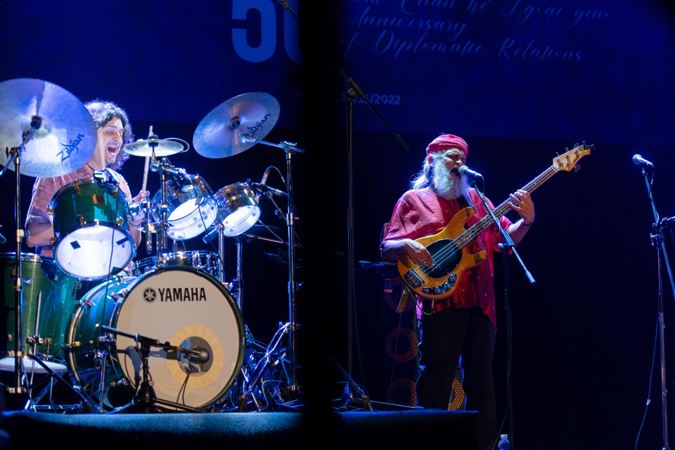 Các nghệ sỹ của ban nhạc Ấn Độ Dương có thể chơi nhiều loại nhạc cụ