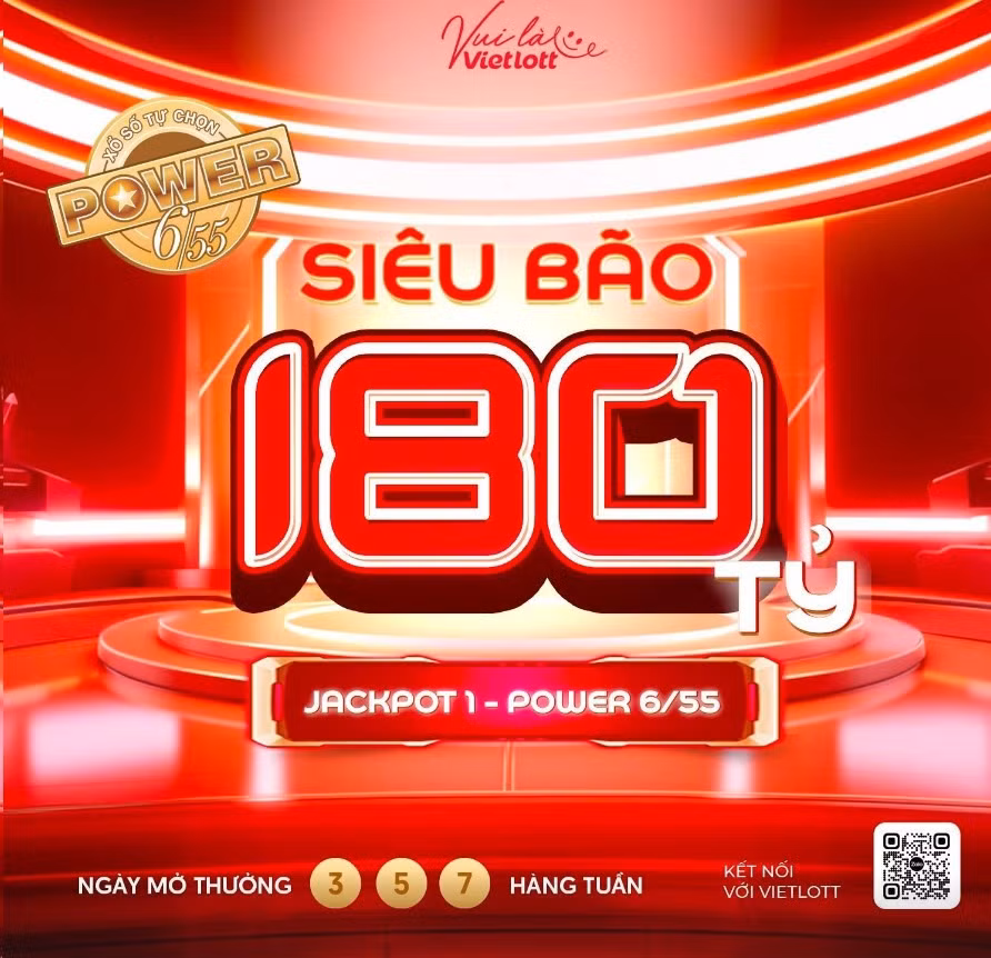 Jackpot 1 của Power 6/55 sẽ sớm chạm mốc 200 tỷ đồng trong thời gian ngắn nếu không tìm thấy chủ nhân của những kỳ quay tiếp theo.