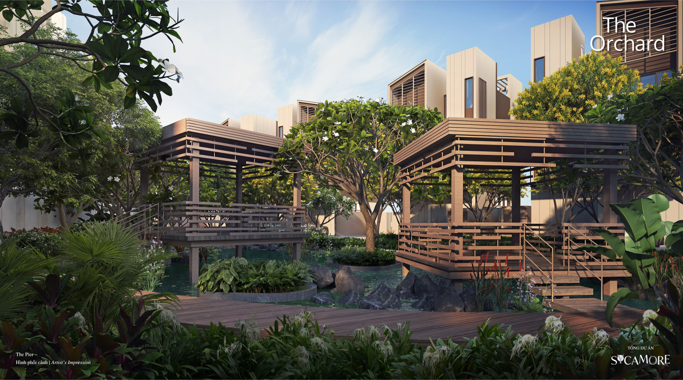 Đảo cảnh quan The Pier nhẹ nhàng đánh thức nguồn năng lượng trong cơ thể chuẩn bị khởi đầu cho một ngày mới. (Ảnh: CLD)