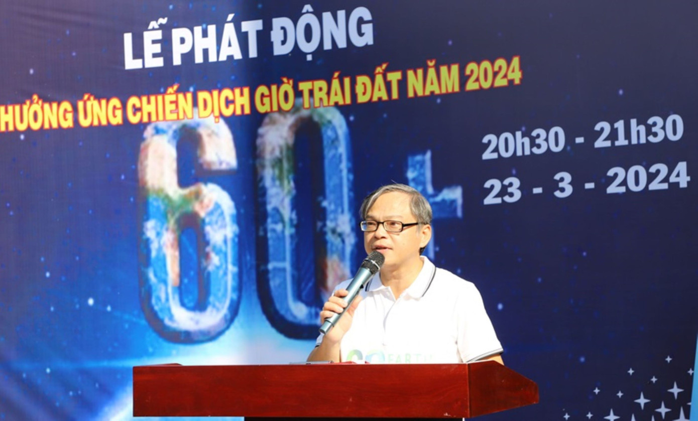 Giám đốc PC Đắk Nông Nguyễn Thanh Phương phát động Chiến dịch Giờ Trái đất năm 2024