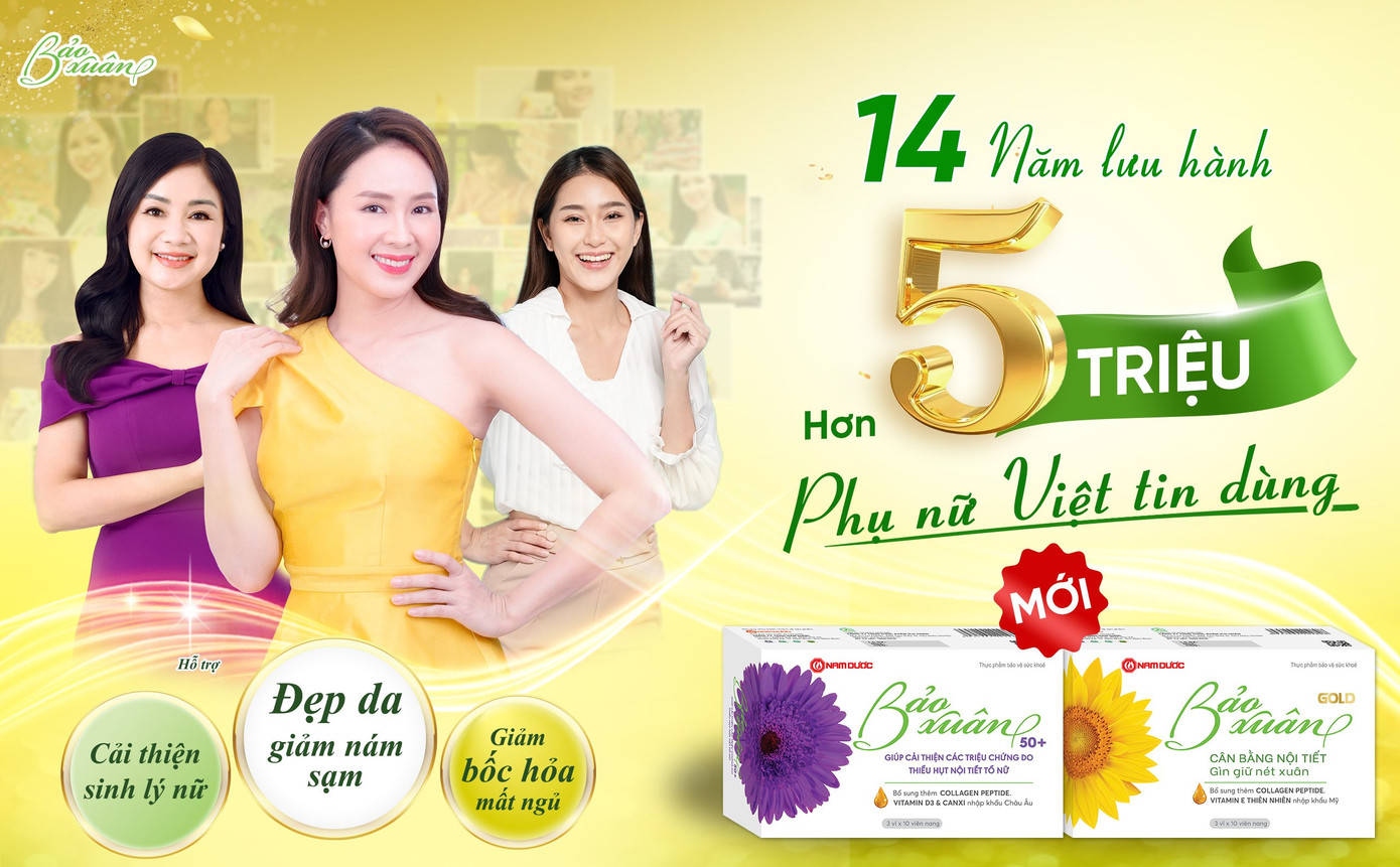14 năm hỗ trợ cân bằng nội tiết, gìn giữ nét xuân cho phụ nữ Việt.