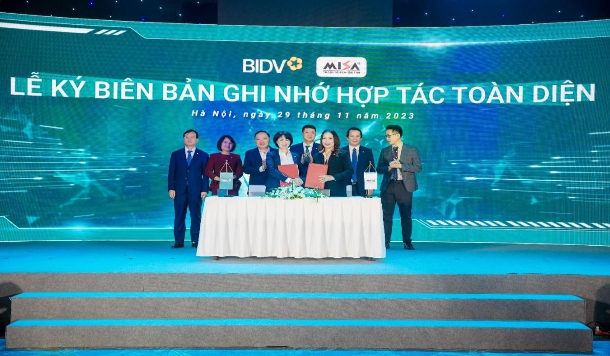 BIDV và Công ty MISA ký Biên bản ghi nhớ hợp tác toàn diện tại buổi ra mắt BIDV Open API BIDV và Công ty MISA ký Biên bản ghi nhớ hợp tác toàn diện tại buổi ra mắt BIDV Open API
