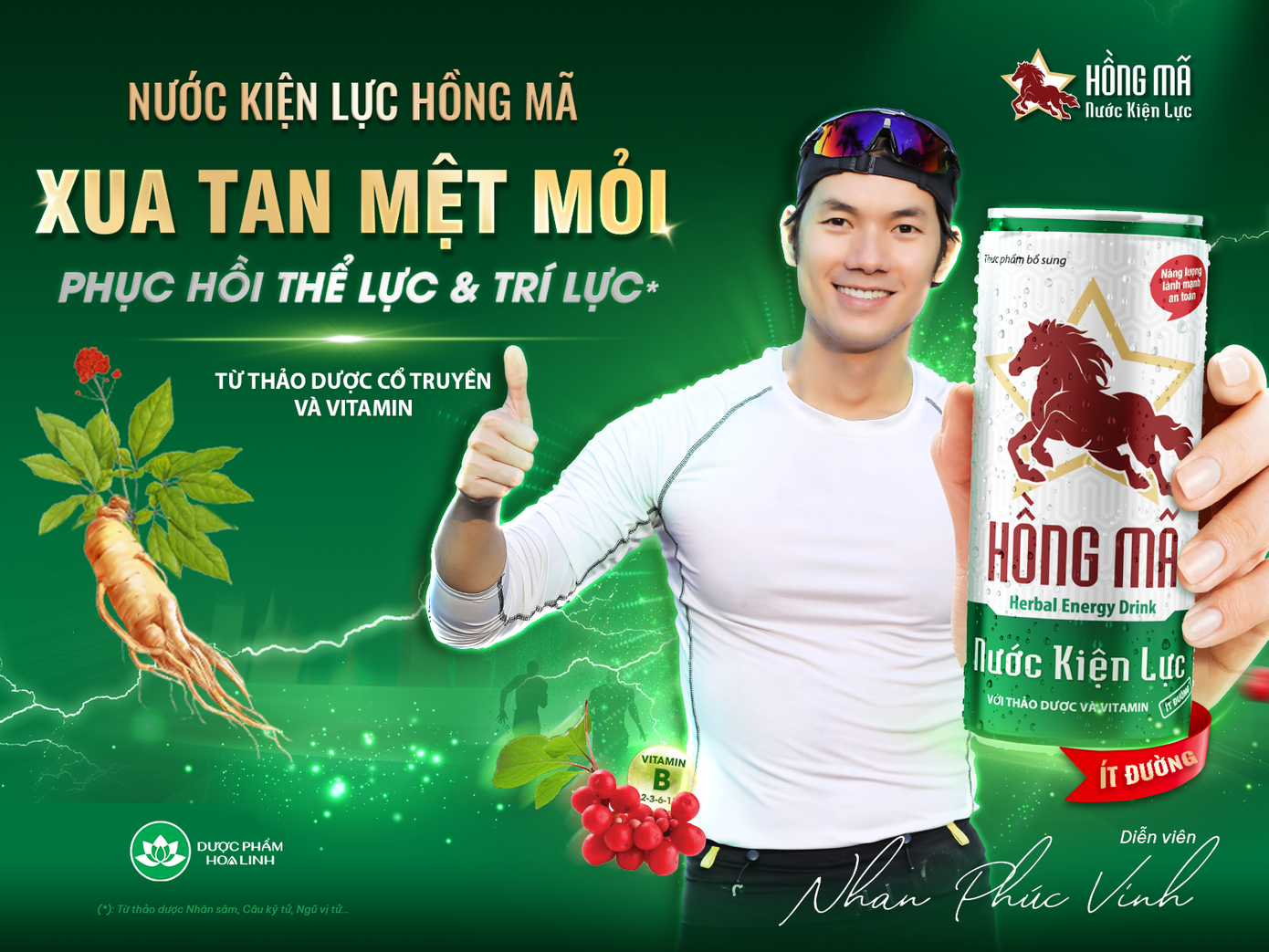 Nước kiện lực Hồng Mã - Nhà tài trợ đồng hành Giải Tiền Phong Marathon