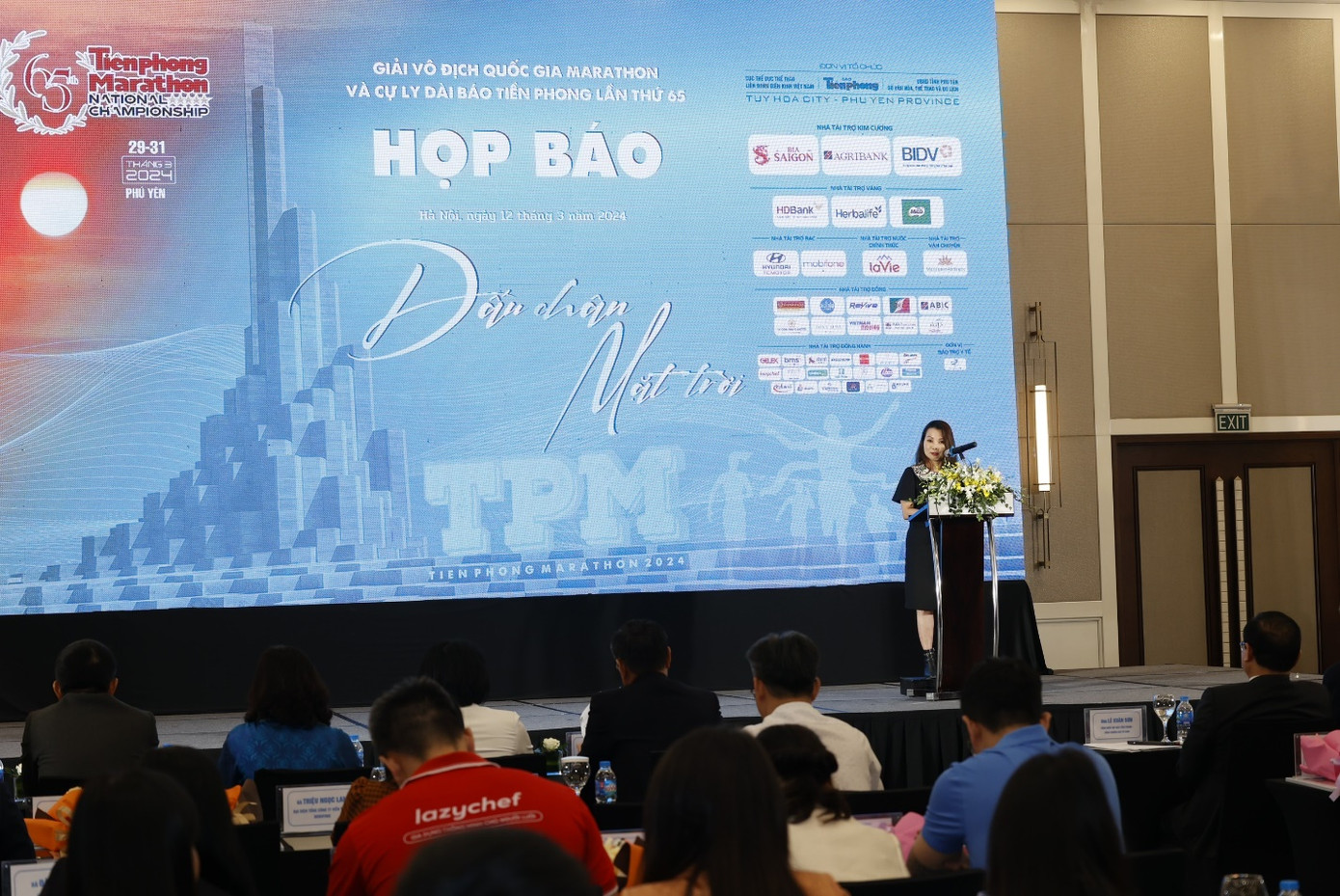 Bà Đinh Nguyễn Thị Hường – Giám đốc Truyền thông Doanh nghiệp SABECO cho biết, mỗi năm giải chạy của Báo Tiền Phong đều mang đến một dấu ấn riêng.