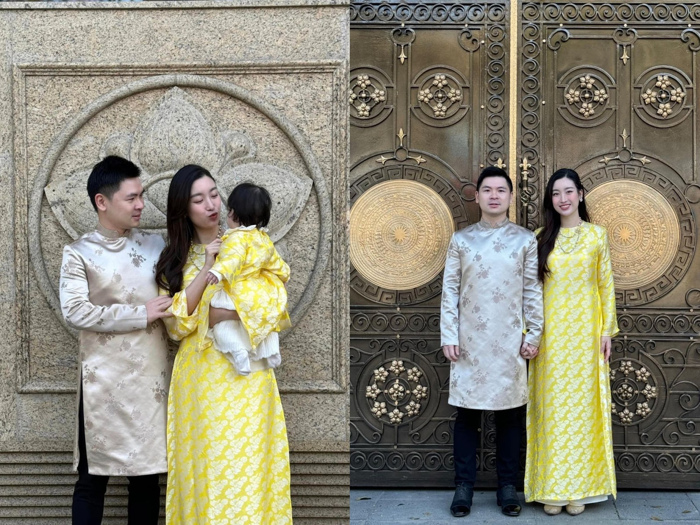 Khoảnh khắc mộc mạc của gia đình Đỗ Mỹ Linh