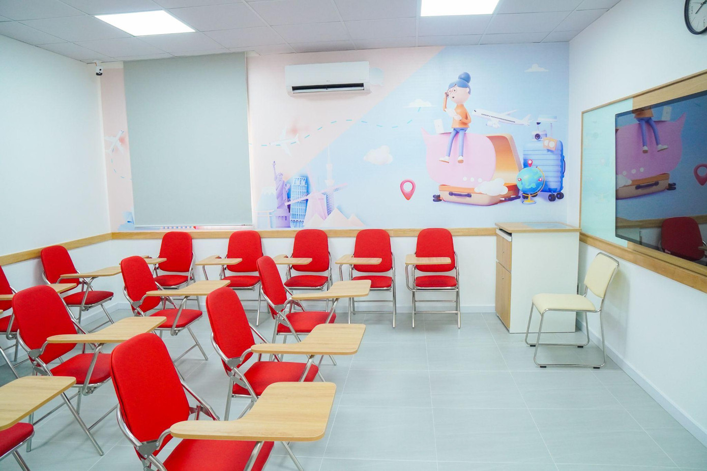 Mọi cơ sở VUS đều được trang bị cơ sở vật chất hiện đại đáp ứng nhu cầu học tập toàn diện cho mỗi học viên.