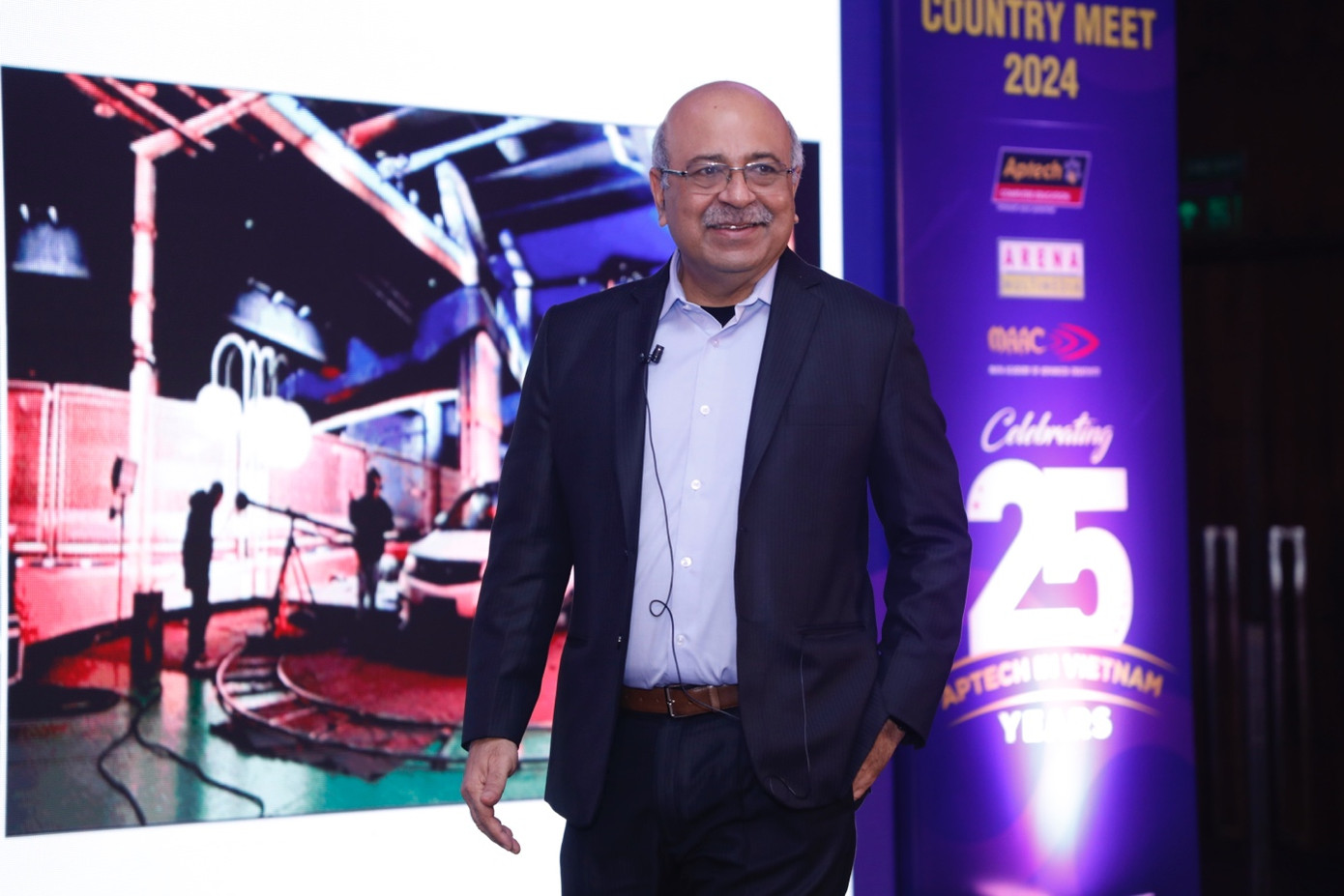 Tiến sĩ Anuj Kacker - Giám đốc điều hành (tạm thời) Tập đoàn Aptech phát biểu tại VCM2024 – Nguồn ảnh: Aptech
