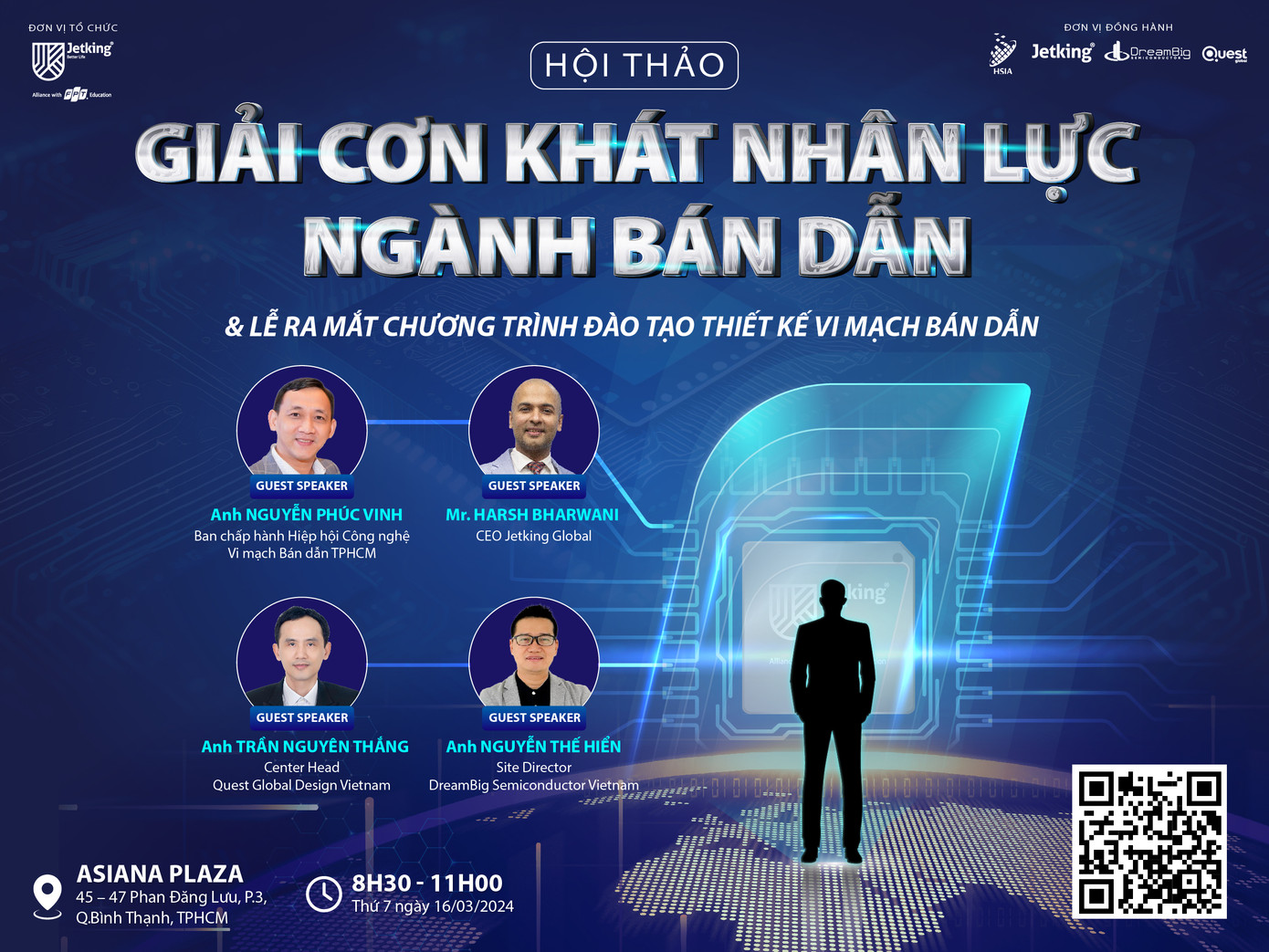 Miễn phí đăng ký tham dự Hội thảo "Giải Cơn Khát Nguồn Nhân Lực Ngành Bán Dẫn"