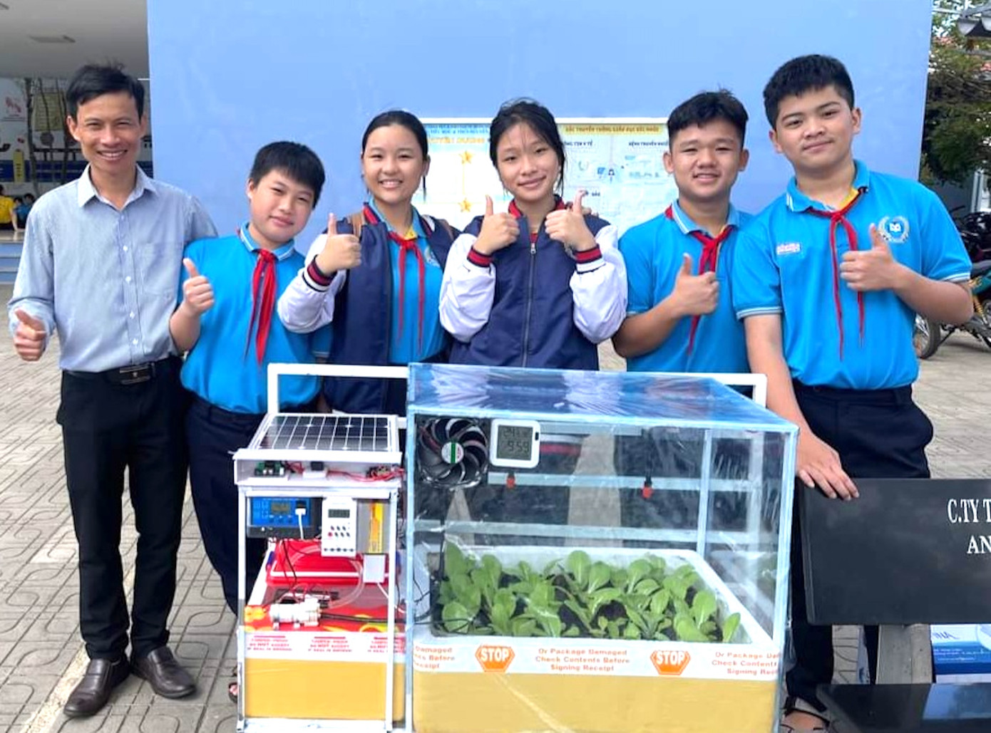 Sản phẩm “Hệ thống trồng rau sạch tự động, thân thiện môi trường”