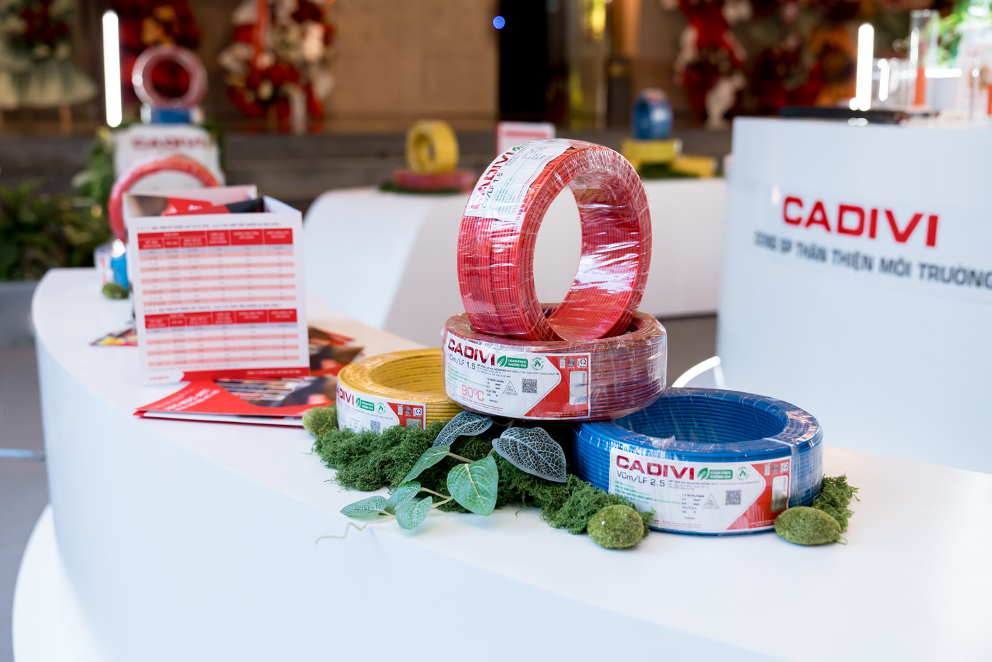 CADIVI giới thiệu sản phẩm mới thân thiện môi trường trong không gian sự kiện