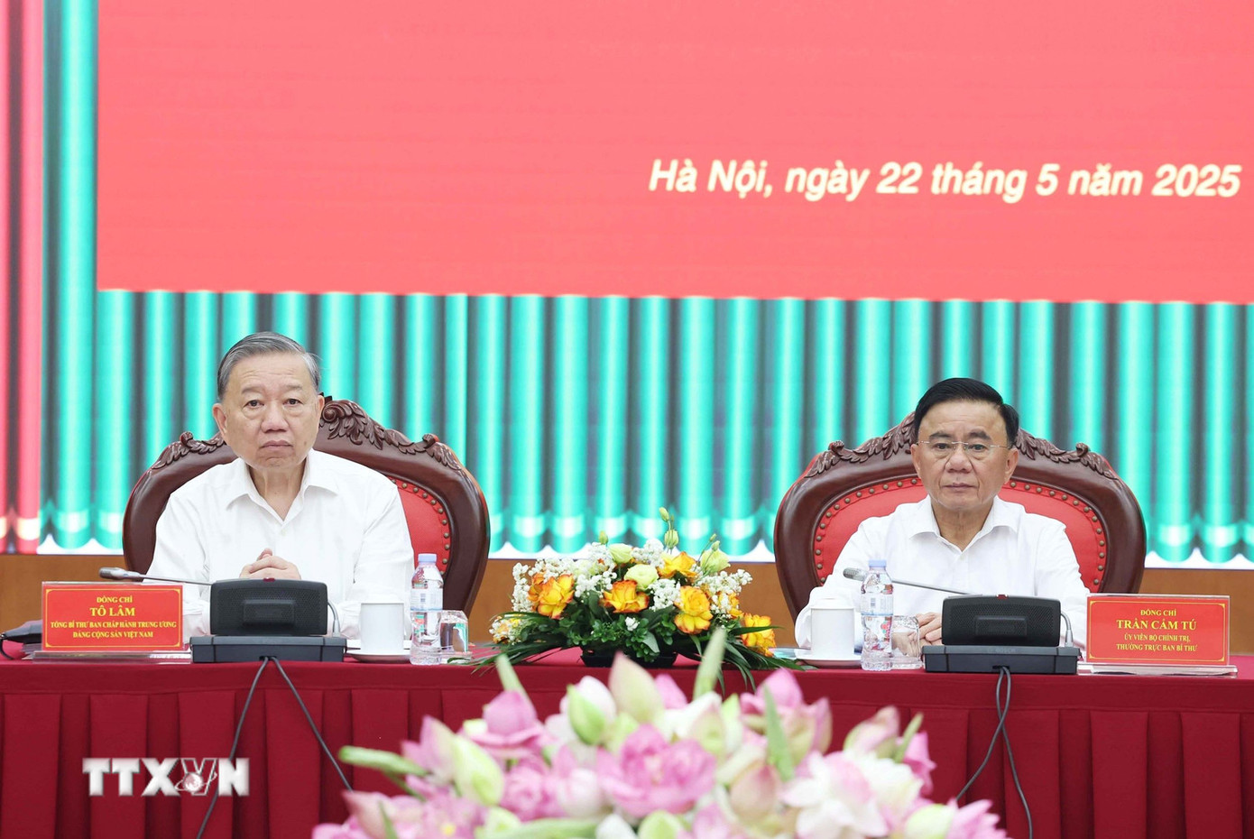 Tổng Bí thư Tô Lâm chủ trì làm việc với Ủy ban Kiểm tra Trung ương. (Ảnh: Thống Nhất/TTXVN)