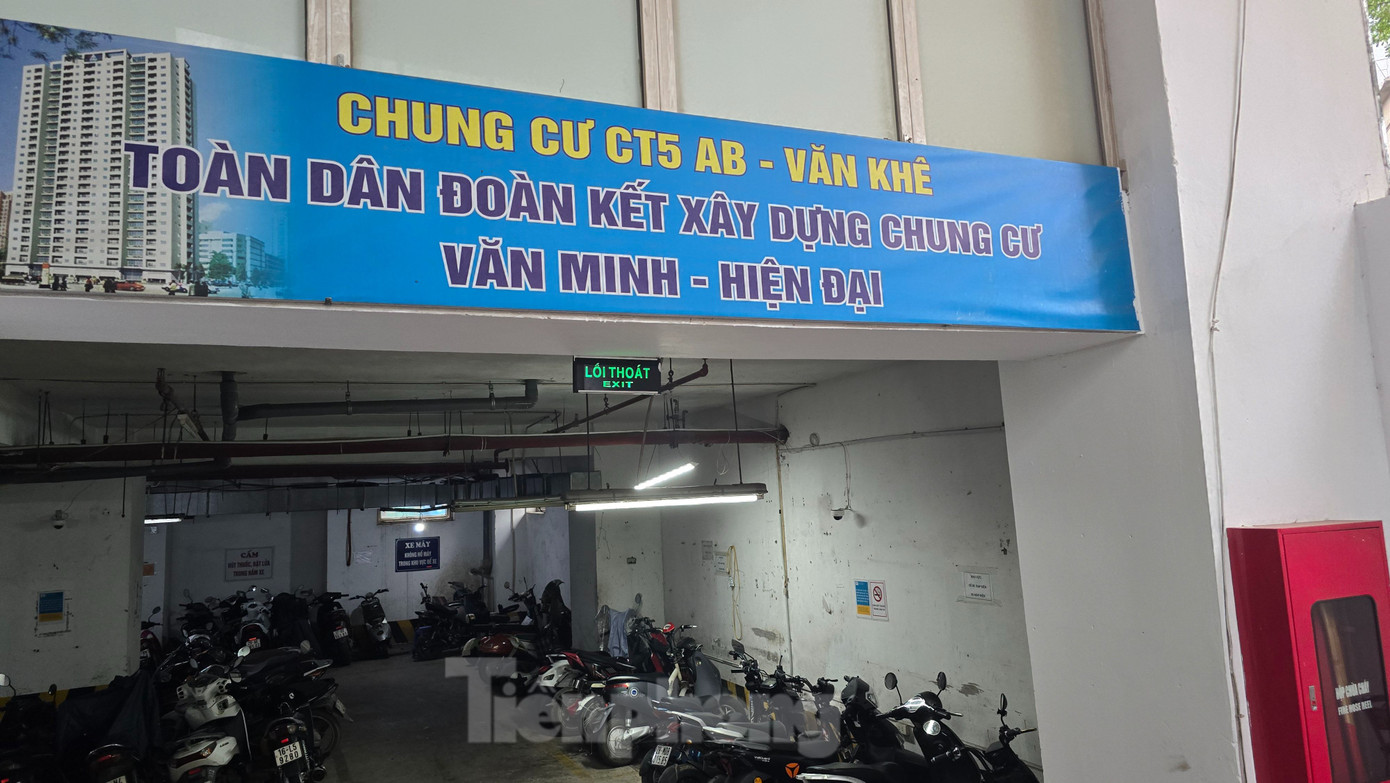 Tầng hầm của Cụm tòa nhà CT5AB