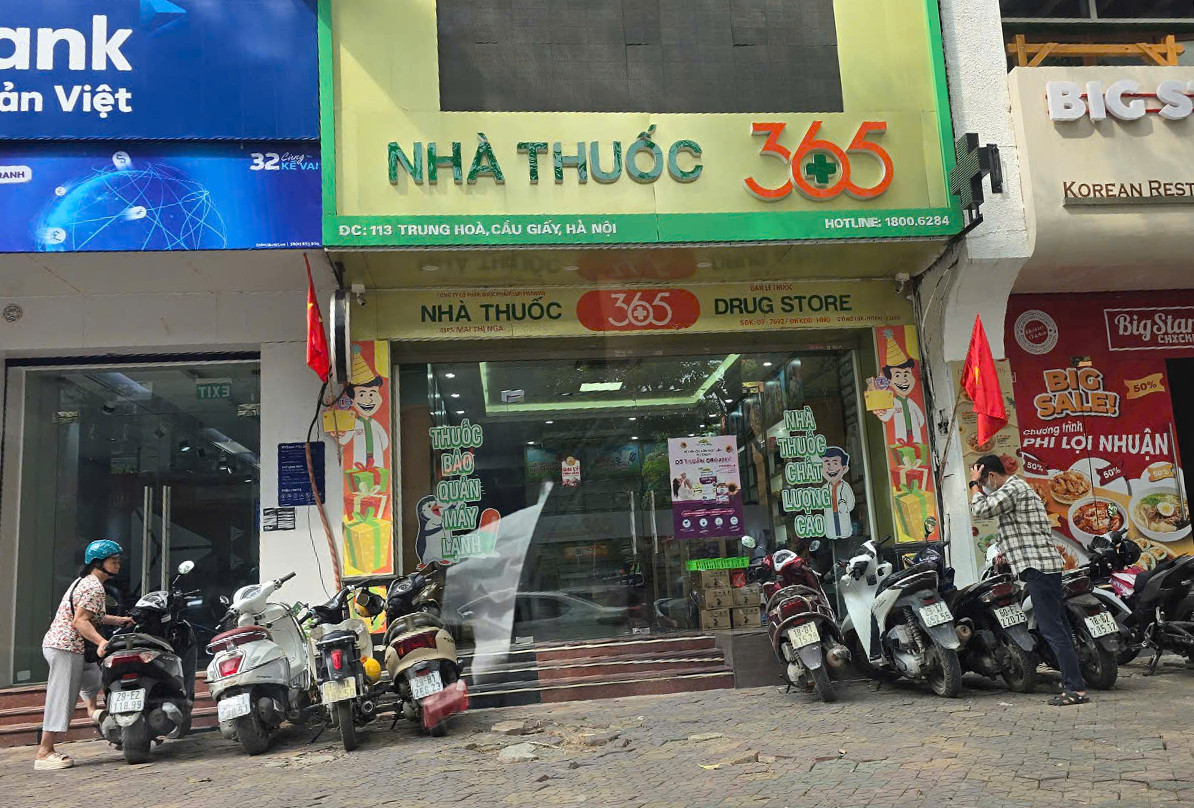 Nhà thuốc 365, số 113 Trung Hòa, quận Cầu Giấy Nhà thuốc 365, số 113 Trung Hòa, quận Cầu Giấy