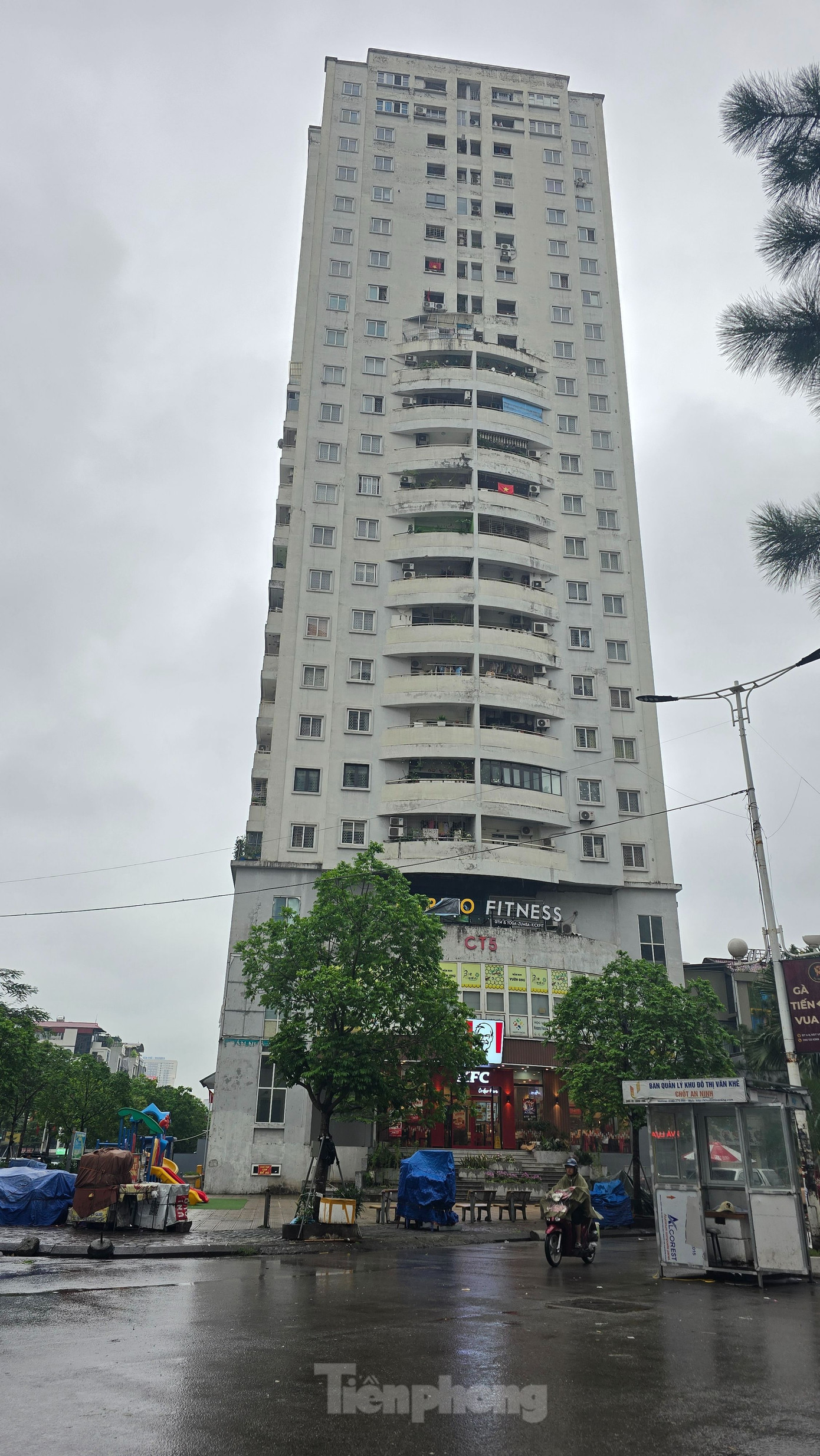 Cụm tòa nhà CT5AB, phường La Khê cũng chưa được nghiệm thu PCCC đã đưa vào hoạt động.