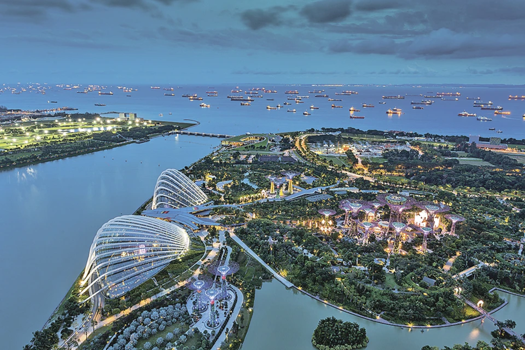 Quốc đảo Singapore ngày nay là một trong những siêu đô thị có công nghệ tiên tiến nhất trên thế giới. Ảnh: Shutterstock.