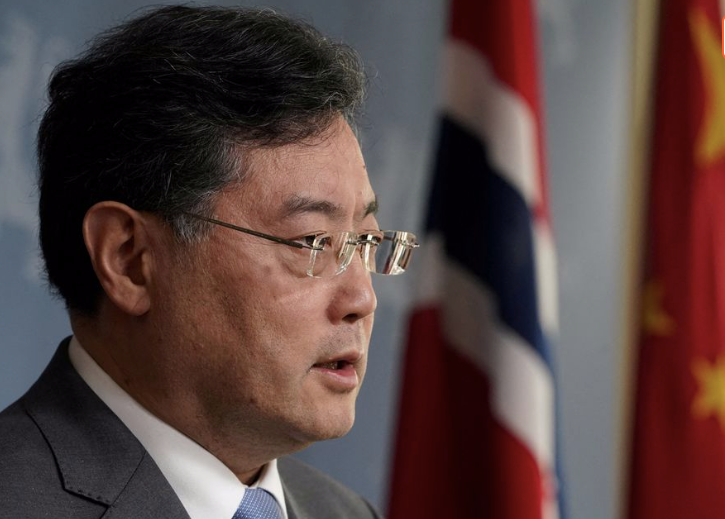 Ngoại trưởng Trung Quốc Tần Cương. (Ảnh: Reuters)