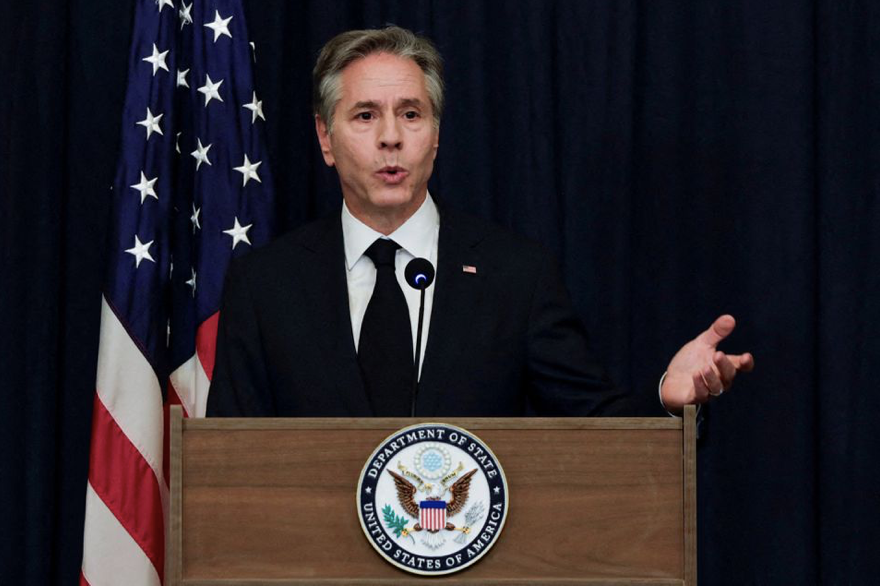 Ngoại trưởng Mỹ Antony Blinken. (Ảnh: Reuters) Ngoại trưởng Mỹ Antony Blinken. (Ảnh: Reuters)