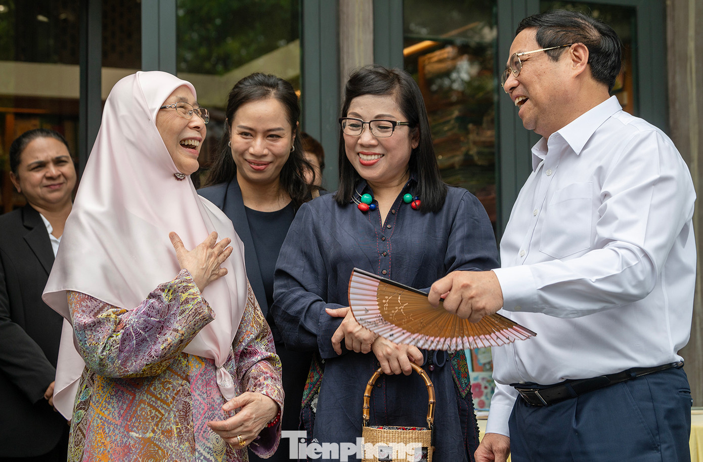 Phu nhân Thủ tướng Malaysia cũng là một chính trị gia nổi tiếng của Malaysia. (Ảnh: Thái Nam)