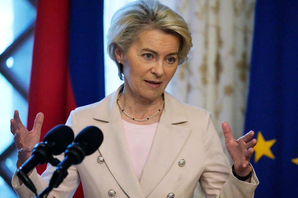 Chủ tịch EC Ursula von der Leyen. (Ảnh: AP)