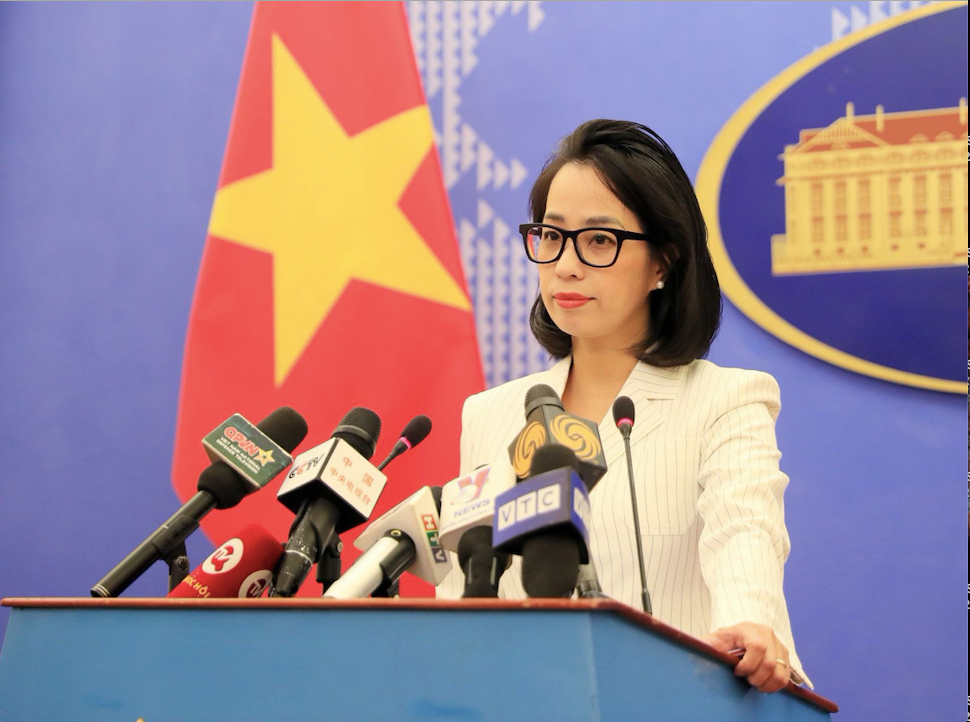 Người phát ngôn Bộ Ngoại giao Phạm Thu Hằng. (Ảnh: Mofa)