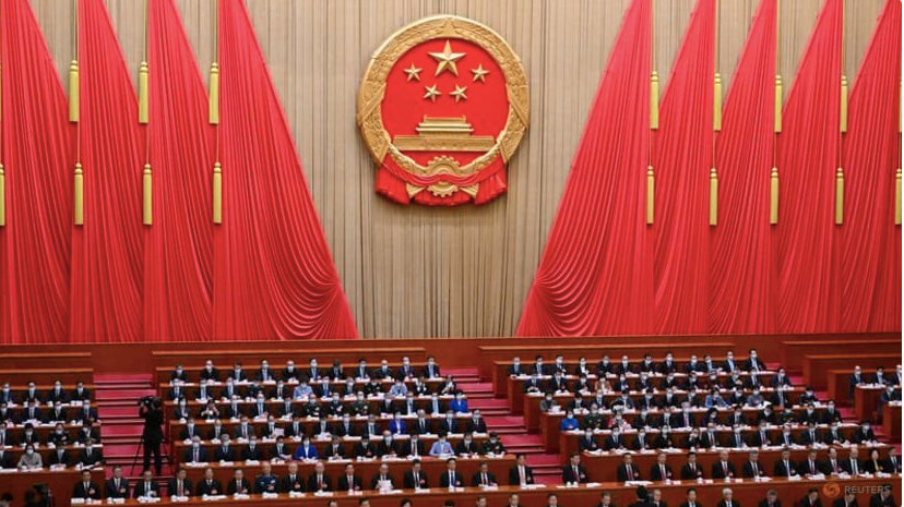 Phiên bế mạc của NPC ngày 13/3. (Ảnh: Reuters) Phiên bế mạc của NPC ngày 13/3. (Ảnh: Reuters)