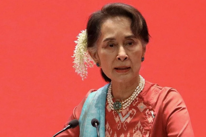 Bà Aung San Suu Kyi bị giam từ cuộc đảo chính đầu năm 2021. (Ảnh: Reuters)