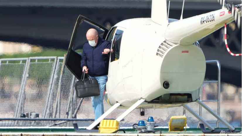 Ông trùm Wagner Yevgeny Prigozhin đến St. Petersburg ngày 26/5. (Ảnh: AP)