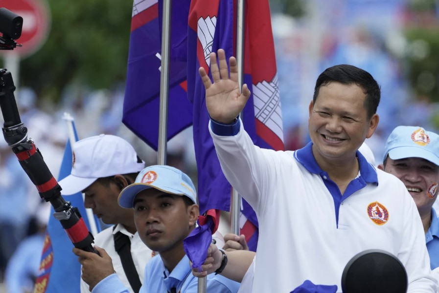 Ông Hun Manet được đánh giá là người kín tiếng. (Ảnh: AP) Ông Hun Manet được đánh giá là người kín tiếng. (Ảnh: AP)