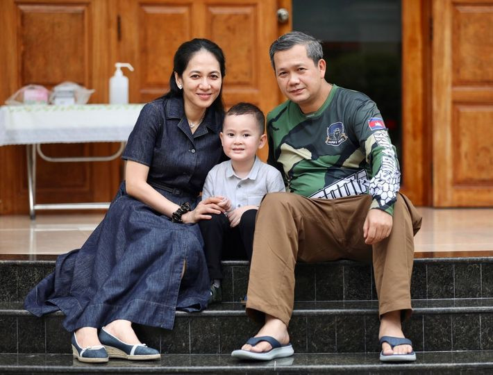 Bức ảnh được ông Hun Manet chia sẻ trên Facebook. Bức ảnh được ông Hun Manet chia sẻ trên Facebook.