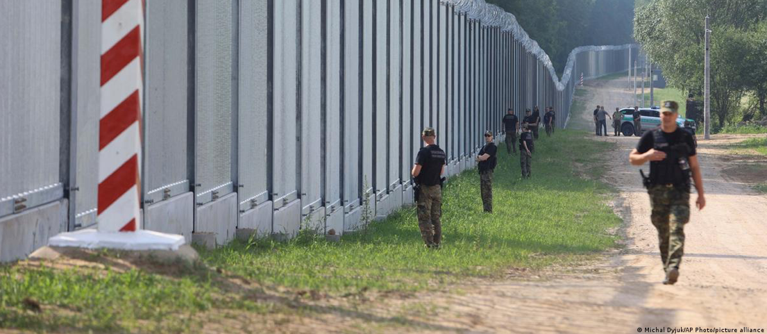 Khu vực biên giới giữa Ba Lan với Belarus. (Ảnh: AP) Khu vực biên giới giữa Ba Lan với Belarus. (Ảnh: AP)