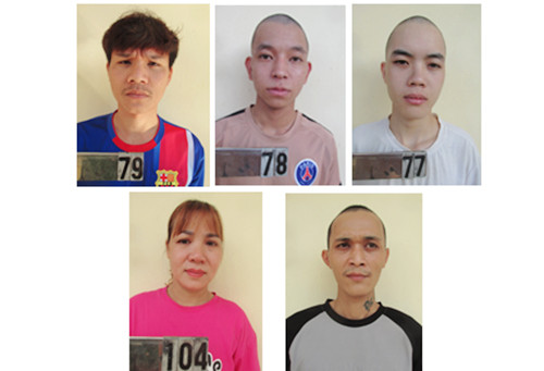 Các đối tượng trong vụ án.