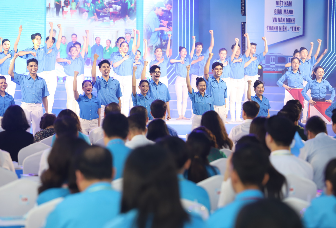 Khép lại Đại hội, mỗi đại biểu thanh niên mang theo niềm tin, khí thế phấn khởi tiếp tục phấn đấu, góp sức dựng xây Tổ quốc Việt Nam giàu mạnh và văn minh theo tinh thần câu khẩu hiệu của tổ chức Hội Liên hiệp Thanh niên Việt Nam.