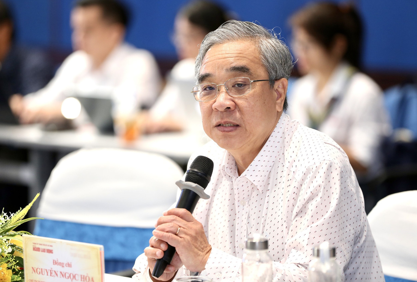 Ông Nguyễn Ngọc Hòa - Chủ tịch Hiệp hội Doanh nghiệp TPHCM. Ông Nguyễn Ngọc Hòa - Chủ tịch Hiệp hội Doanh nghiệp TPHCM.