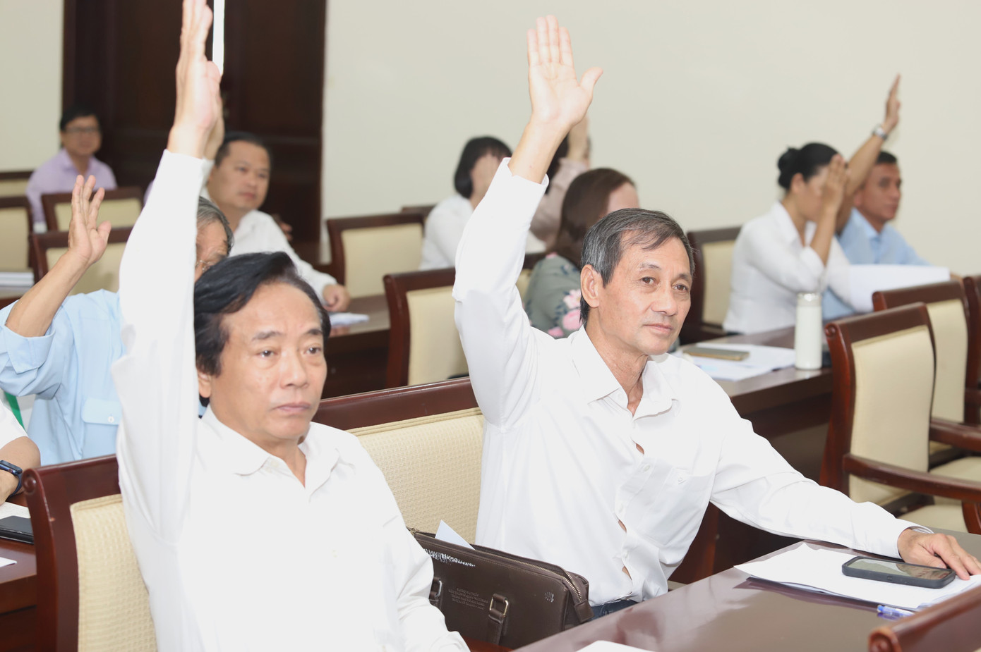 Lãnh đạo TPHCM yêu cầu các cơ quan, đơn vị tăng cường thanh tra công vụ, xử lý nghiêm cán bộ, công chức, viên chức có hành vi cửa quyền, tham nhũng. Ảnh: Ngô Tùng. Lãnh đạo TPHCM yêu cầu các cơ quan, đơn vị tăng cường thanh tra công vụ, xử lý nghiêm cán bộ, công chức, viên chức có hành vi cửa quyền, tham nhũng. Ảnh: Ngô Tùng.