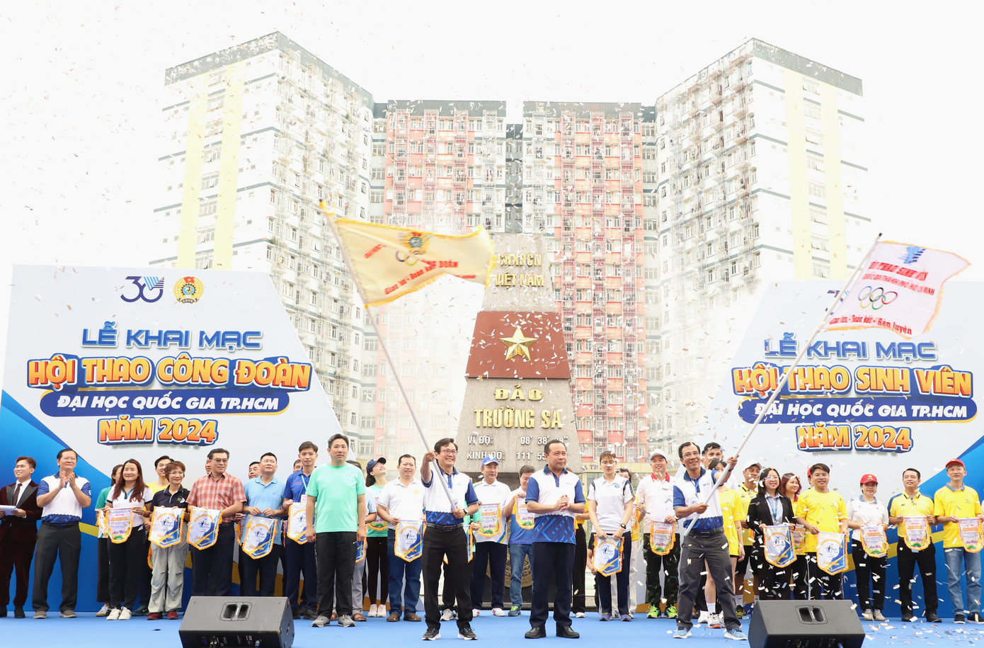 Khai mạc kỳ hội thao, PGS.TS Vũ Hải Quân Uỷ viên Trung ương Đảng – Bí thư Đảng ủy, Giám đốc ĐHQG TPHCM cho biết, hội thao được tổ chức với mục đích khuyến khích các thầy cô, các bạn sinh viên tham gia gia tập luyện thể dục, thể thao để có được sức khỏe tốt, trí tuệ minh mẫn. Theo ông Quân, năm nay, hội thao được tổ chức với hình thức mới khi năm nay hội thao diễn ra liên tục từ tháng 4 cho đến gần hết năm 2024, trong khi các kỳ trước chỉ diễn ra trong một thời gian ngắn. Cùng với đó là việc đưa vào các môn thi mới nhằm khuyến khích các thầy cô, các bạn trẻ tập luyện.