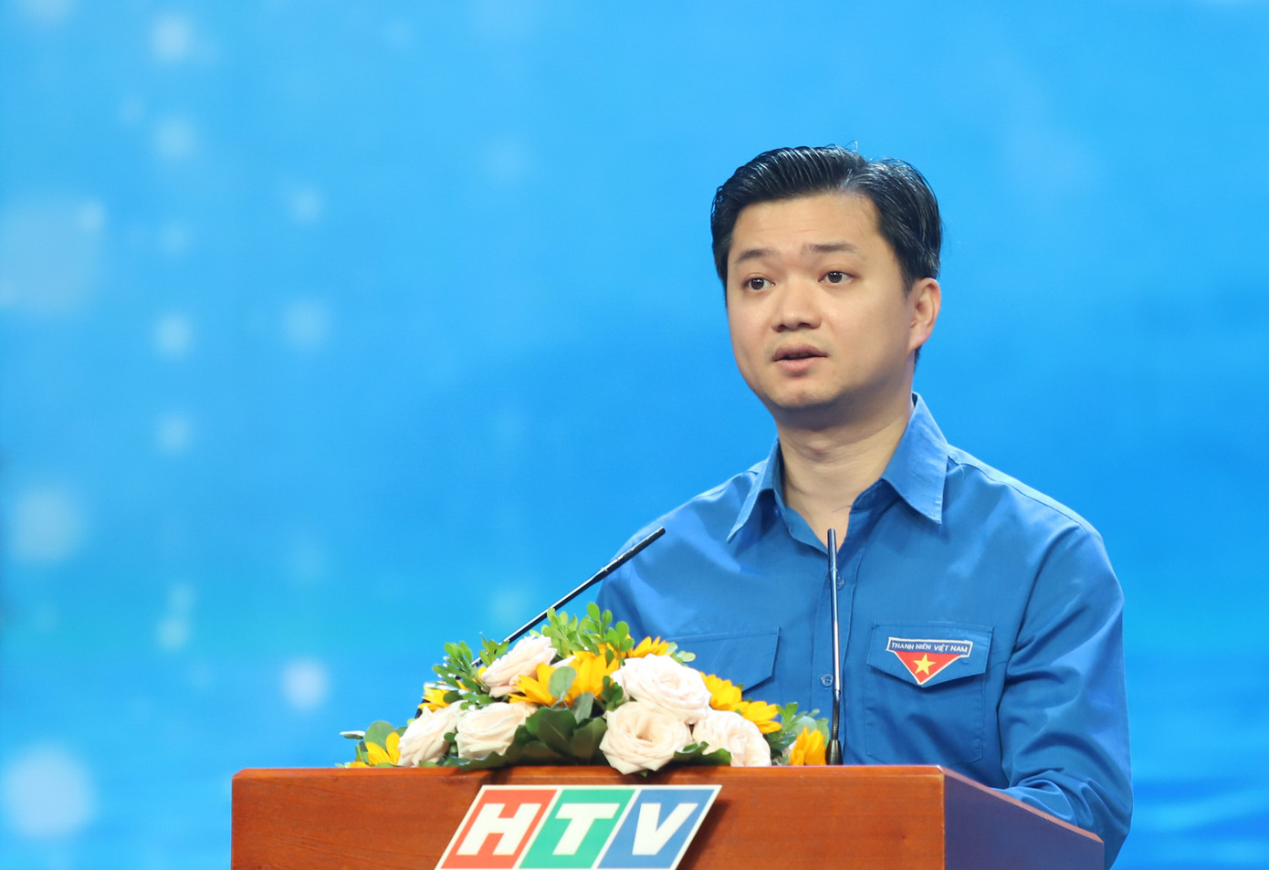 Bí thư T.Ư Đoàn Nguyễn Minh Triết phát biểu tại chương trình. Bí thư T.Ư Đoàn Nguyễn Minh Triết phát biểu tại chương trình.