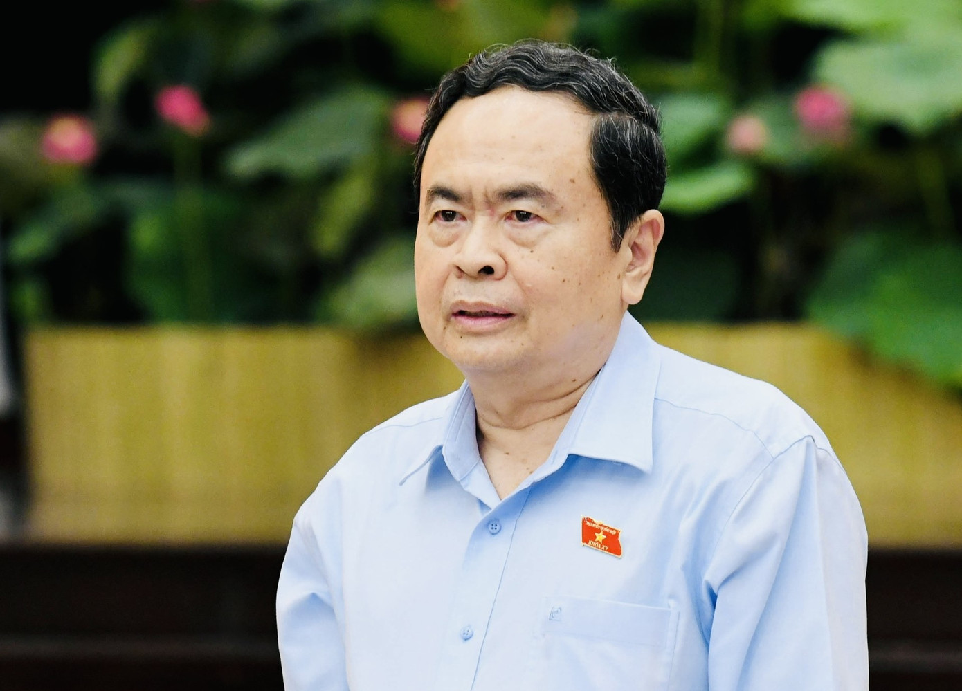 Chủ tịch Quốc hội Trần Thanh Mẫn phát biểu. Chủ tịch Quốc hội Trần Thanh Mẫn phát biểu.