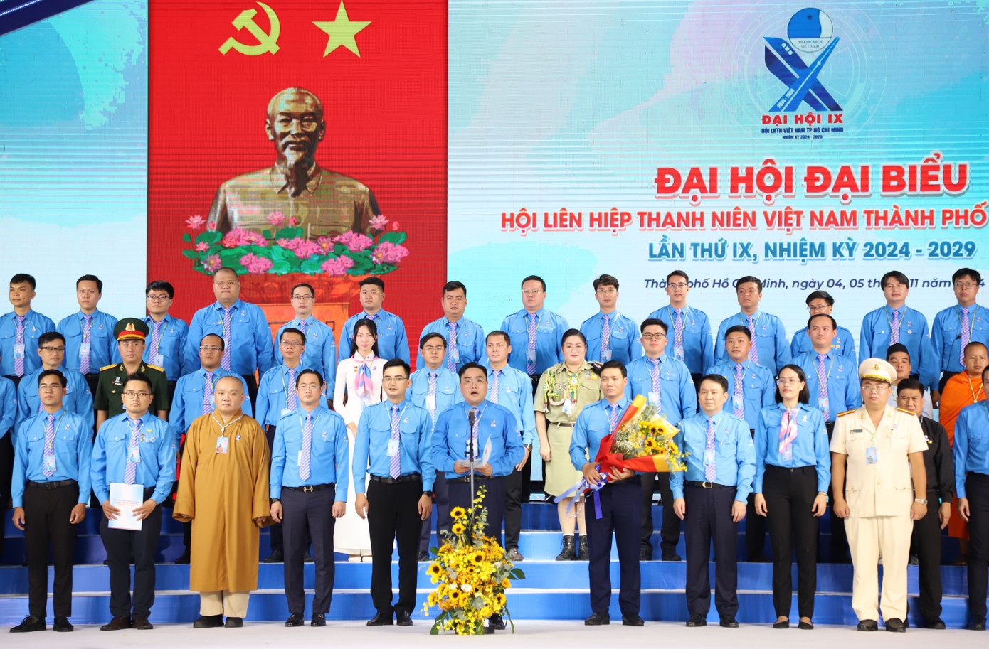 Anh Ngô Minh Hải phát biểu nhận nhiệm vụ.