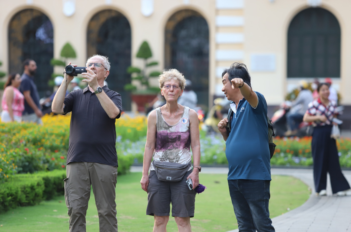 Người dân, du khách có thêm điểm dừng chân nghỉ ngơi, thưởng lãm cảnh trí tại khu vực trung tâm thành phố.